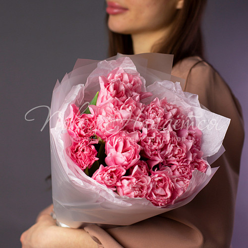 ТЮЛЬПАНЫ Розовые лучи