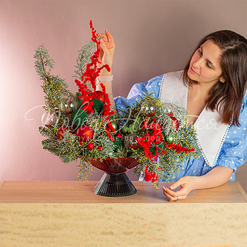 Новый год Красная бахрома