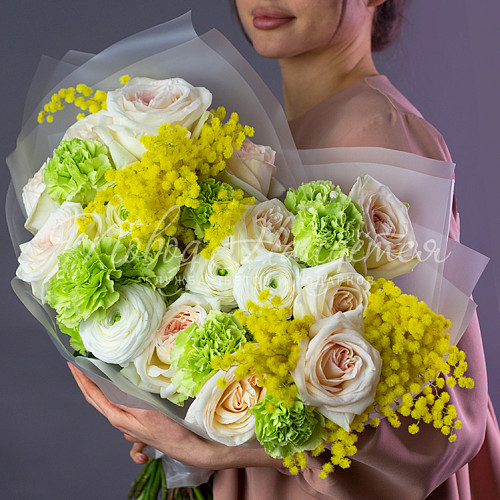 Букеты с РАНУНКУЛЮСАМИ Джози