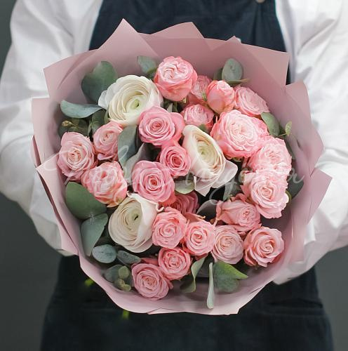 Букеты с РАНУНКУЛЮСАМИ Эрмитаж